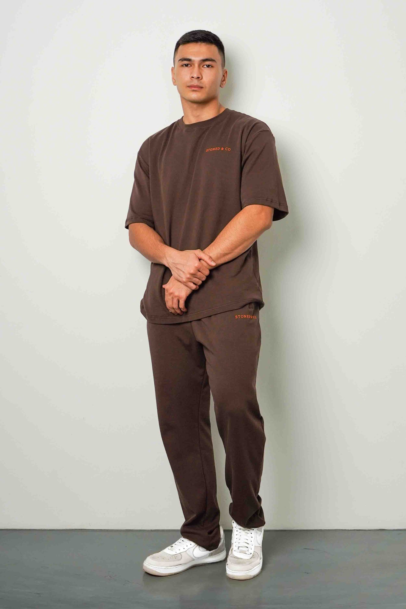 Logo Pants สีน้ำตาลสนิม | Stoned Eternal : Rusty Brown Logo Pants