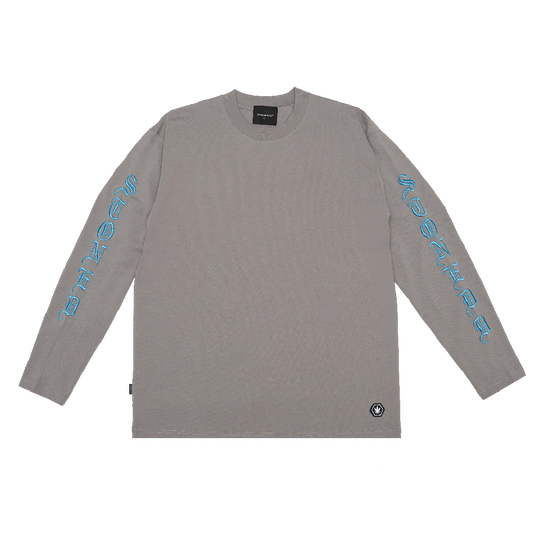 WBB25 : Letter L/S Tee Grey