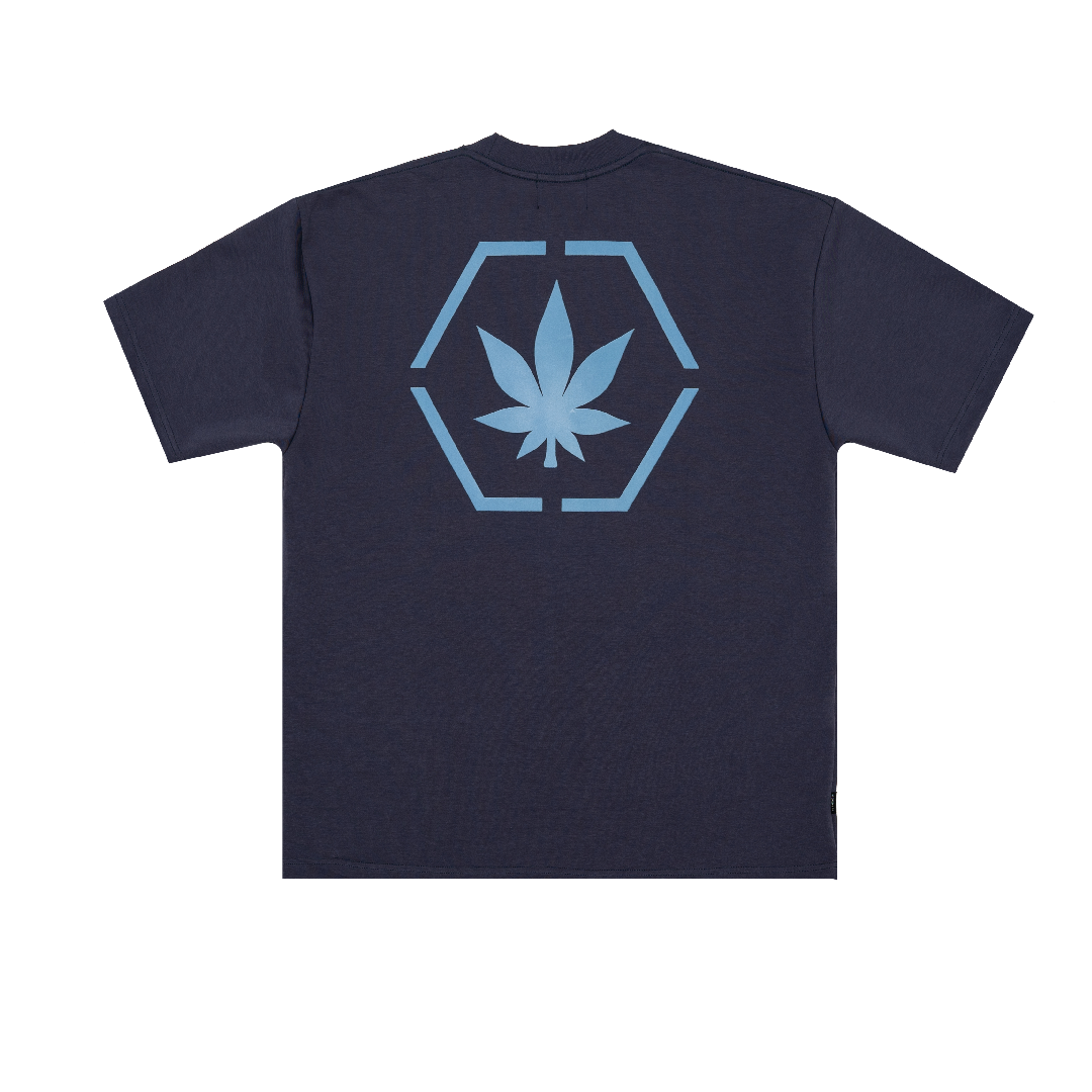 Colours : Genetic Hexagon Tee Navy
