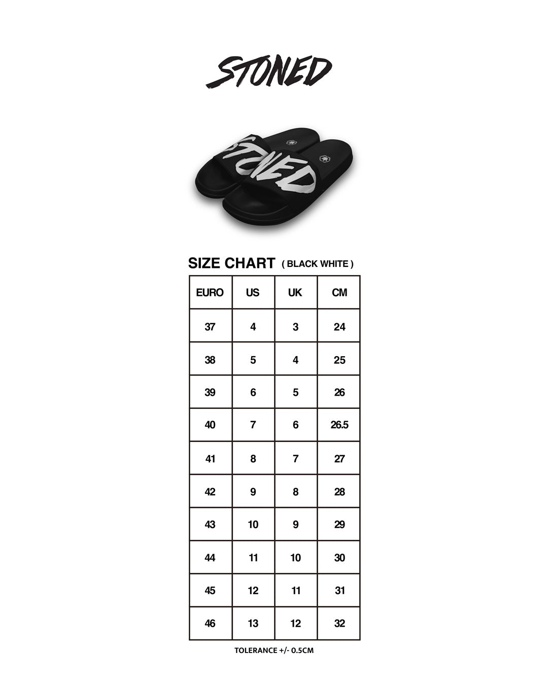Stoned : Logo Sandal Black Pink