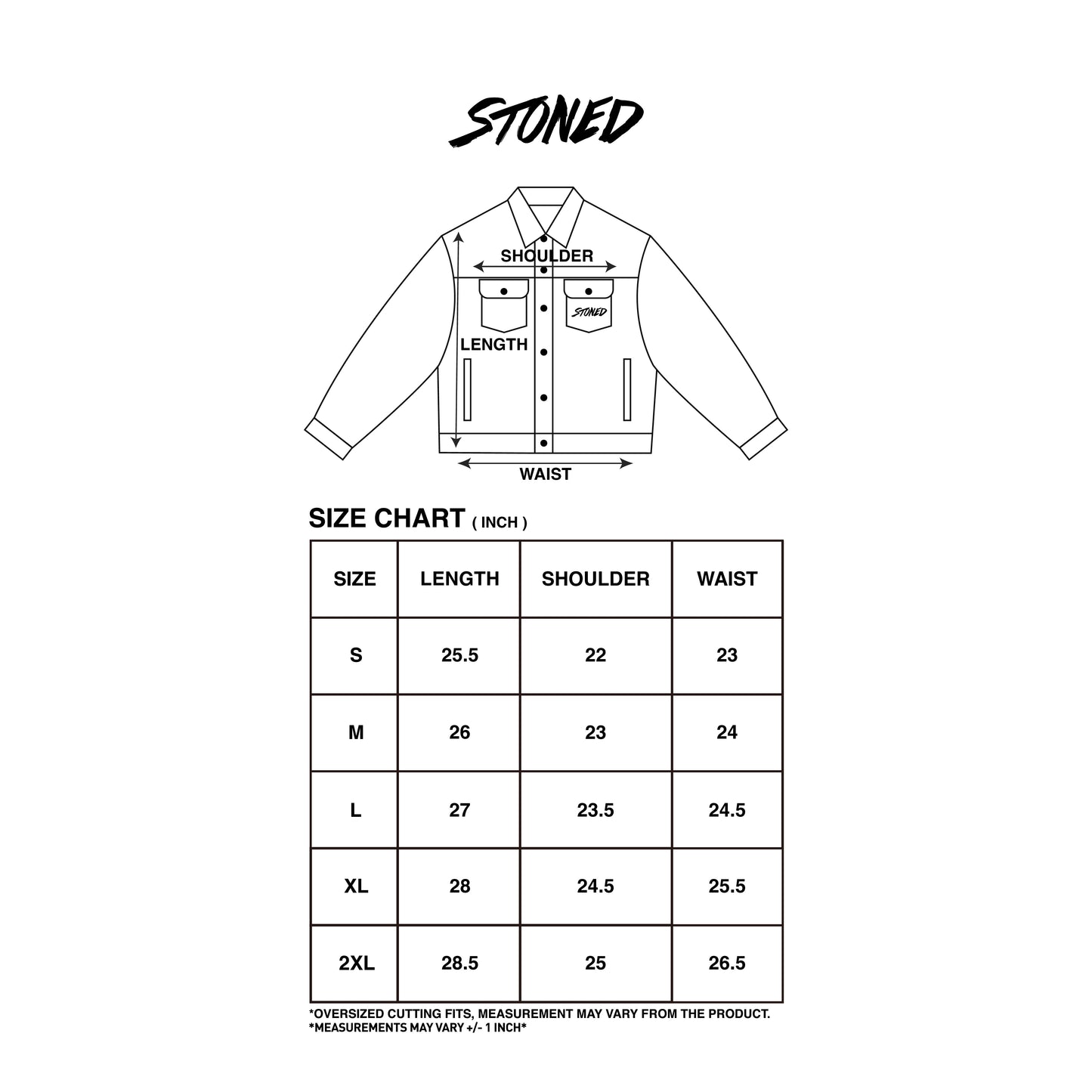 Milestoned : Descendant Denim Jacket Black