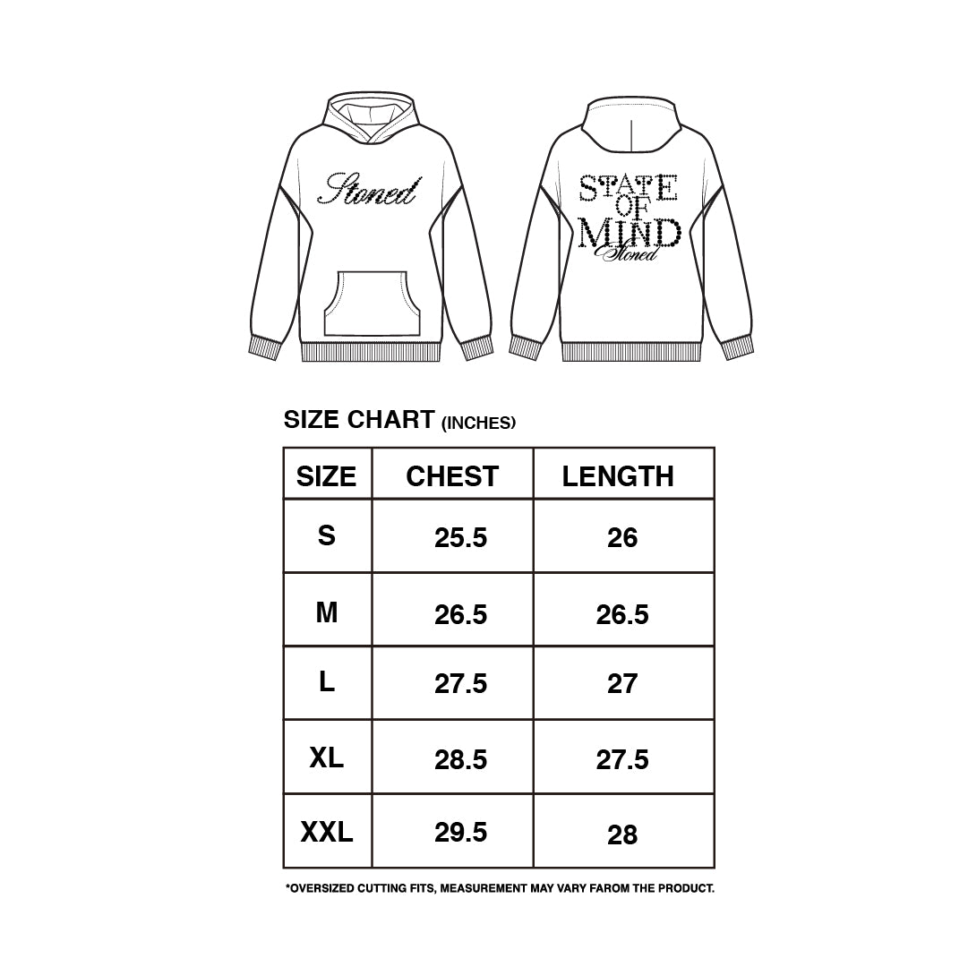 เสื้อฮู้ดสภาวะจิตใจ | Blessed26 : State Of Mind Hoodie Black