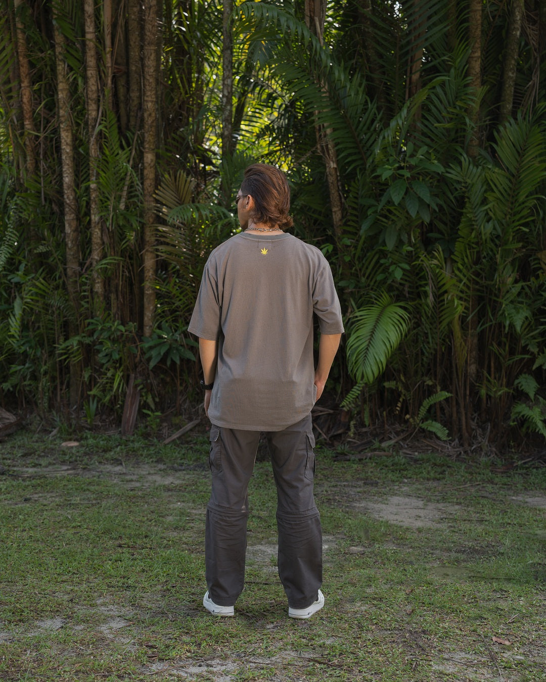 เสื้อยืดมีกระเป๋า สีเทา | Stoned Originals : Pocket Tee Grey