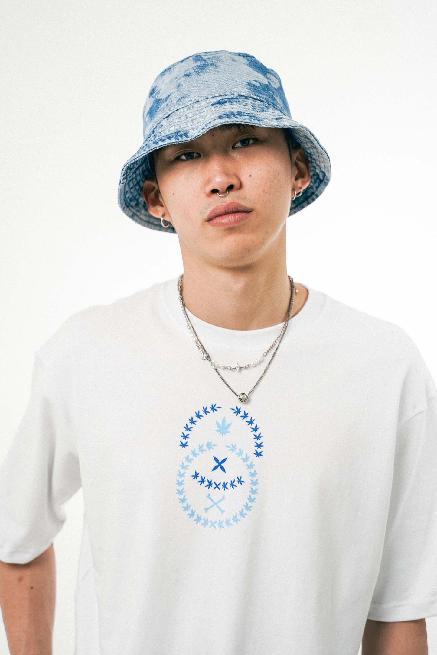 Happy Bones : Nexus Bone T shirt white