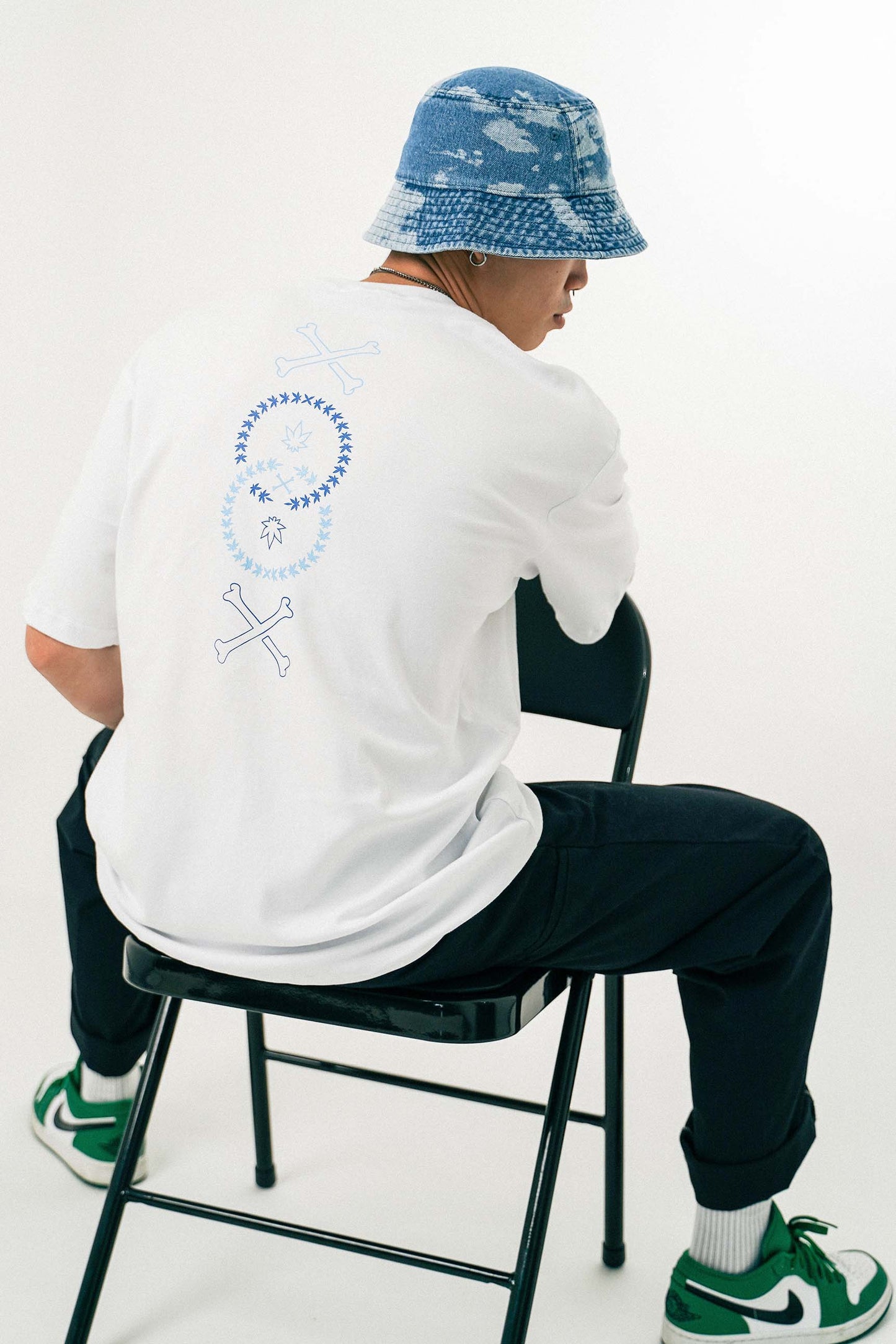 Happy Bones : Nexus Bone T shirt white