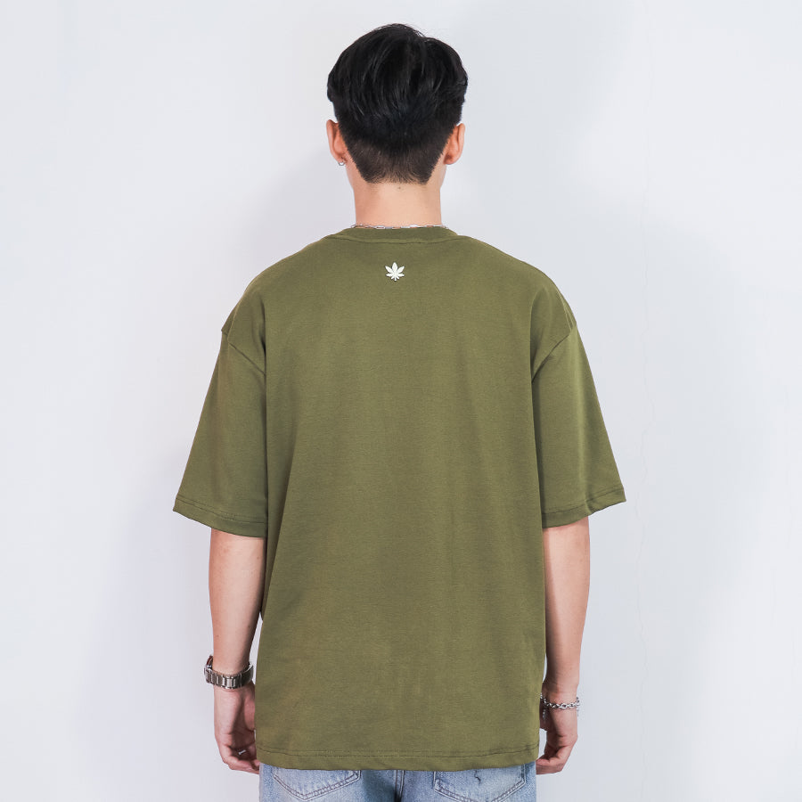 Stoned Future-back : Retrospective Tee Green