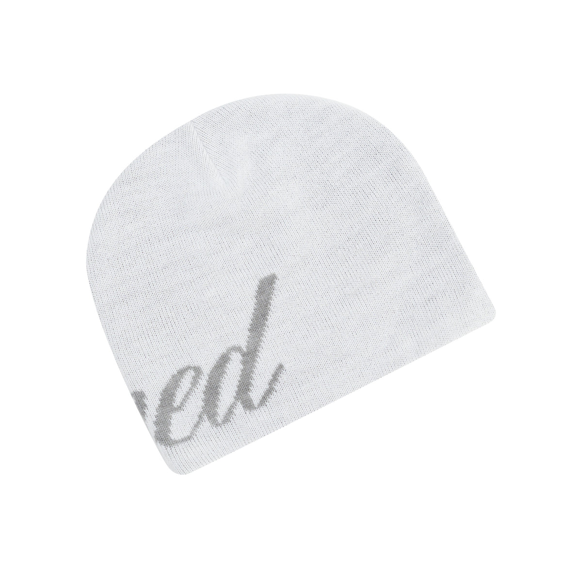 หมวกบีนนี่ Cursive สีขาว | ATC : Cursive Beanie White