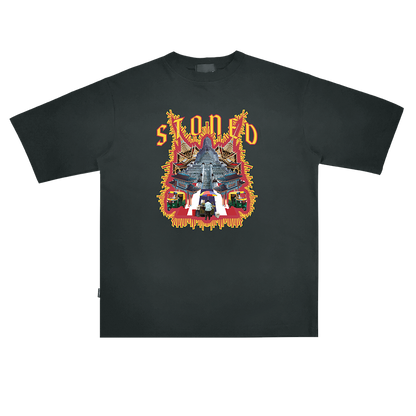 Stoned Journey : Statue Tee Black