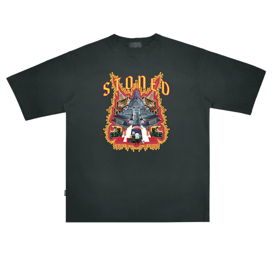 Stoned Journey : Statue Tee Black