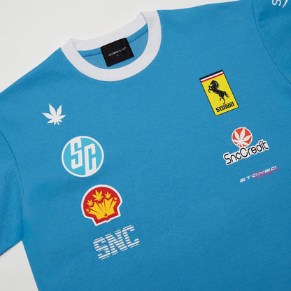 Dark Horse : Motorsport Tshirt Light Blue