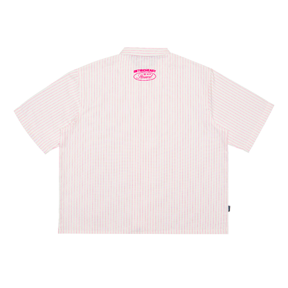 Stoned x GRE : Stripe Shirt White Pink