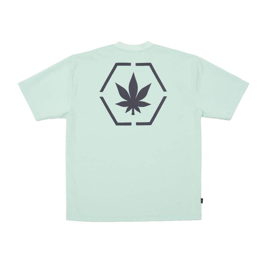 เสื้อยืดลายหกเหลี่ยมเจเนติก สีทิฟฟานี | Colours : Genetic Hexagon Tee Tiffany