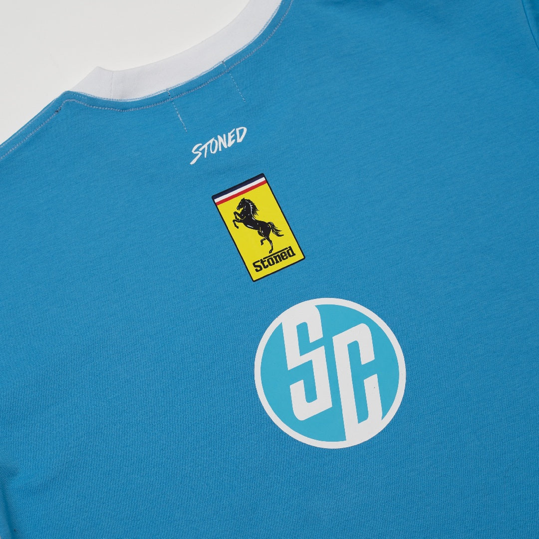 Dark Horse : Motorsport Tshirt Light Blue