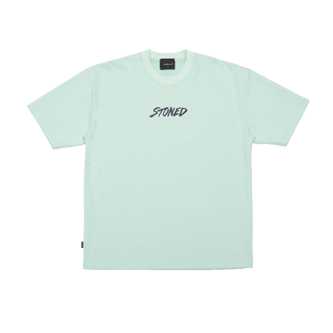 เสื้อยืดลายหกเหลี่ยมเจเนติก สีทิฟฟานี | Colours : Genetic Hexagon Tee Tiffany