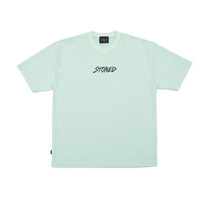 เสื้อยืดลายหกเหลี่ยมเจเนติก สีทิฟฟานี | Colours : Genetic Hexagon Tee Tiffany