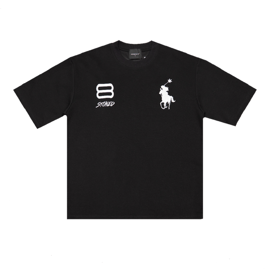 Dark Horse : Polo Tshirt Black