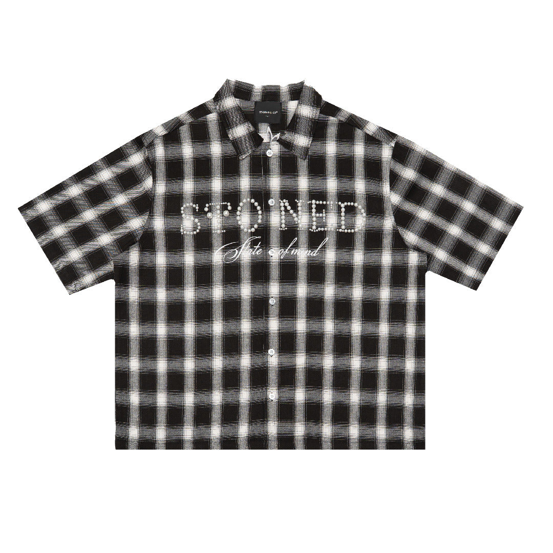 เสื้อแขนยาวมุก | Blessed26 : Pearl Flannel White Black