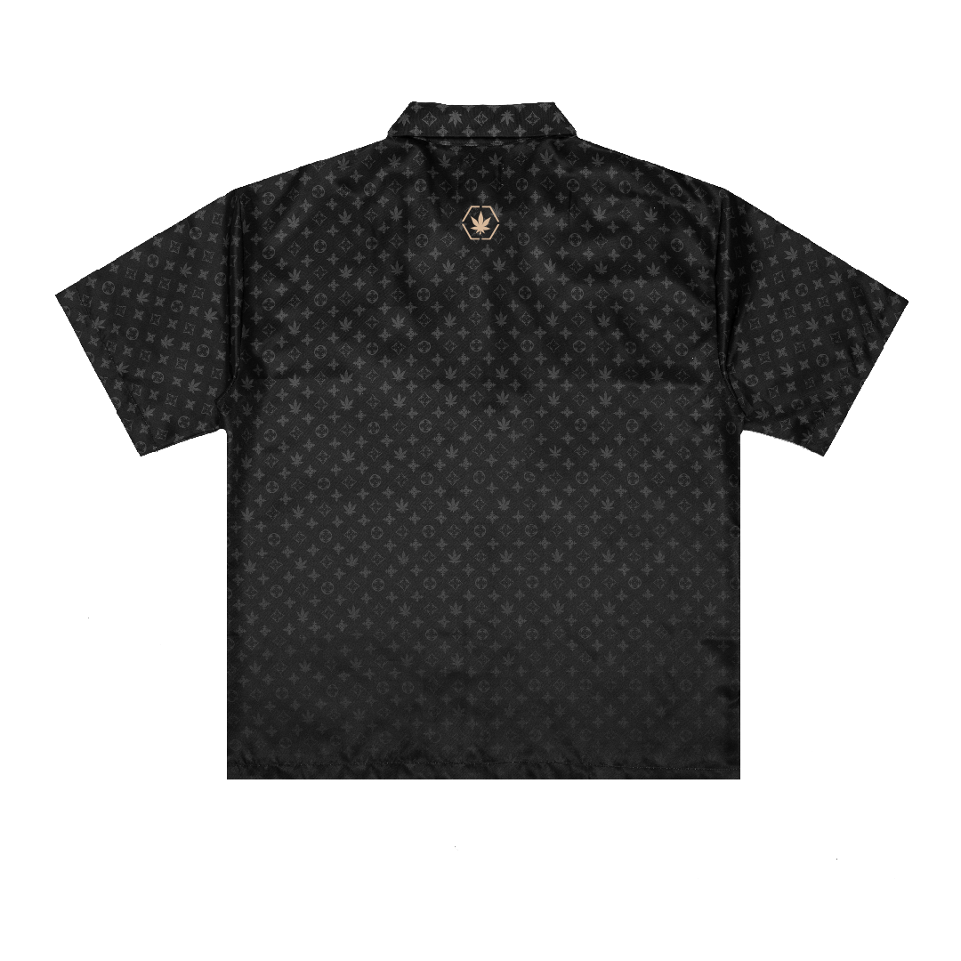 Void : Monogram Revere Shirt Black