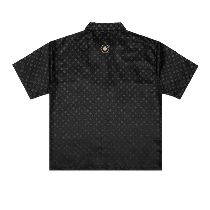 Void : Monogram Revere Shirt Black