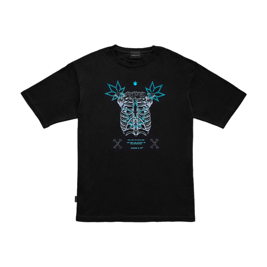 Happy Bones : Skeleton T-Shirt Black