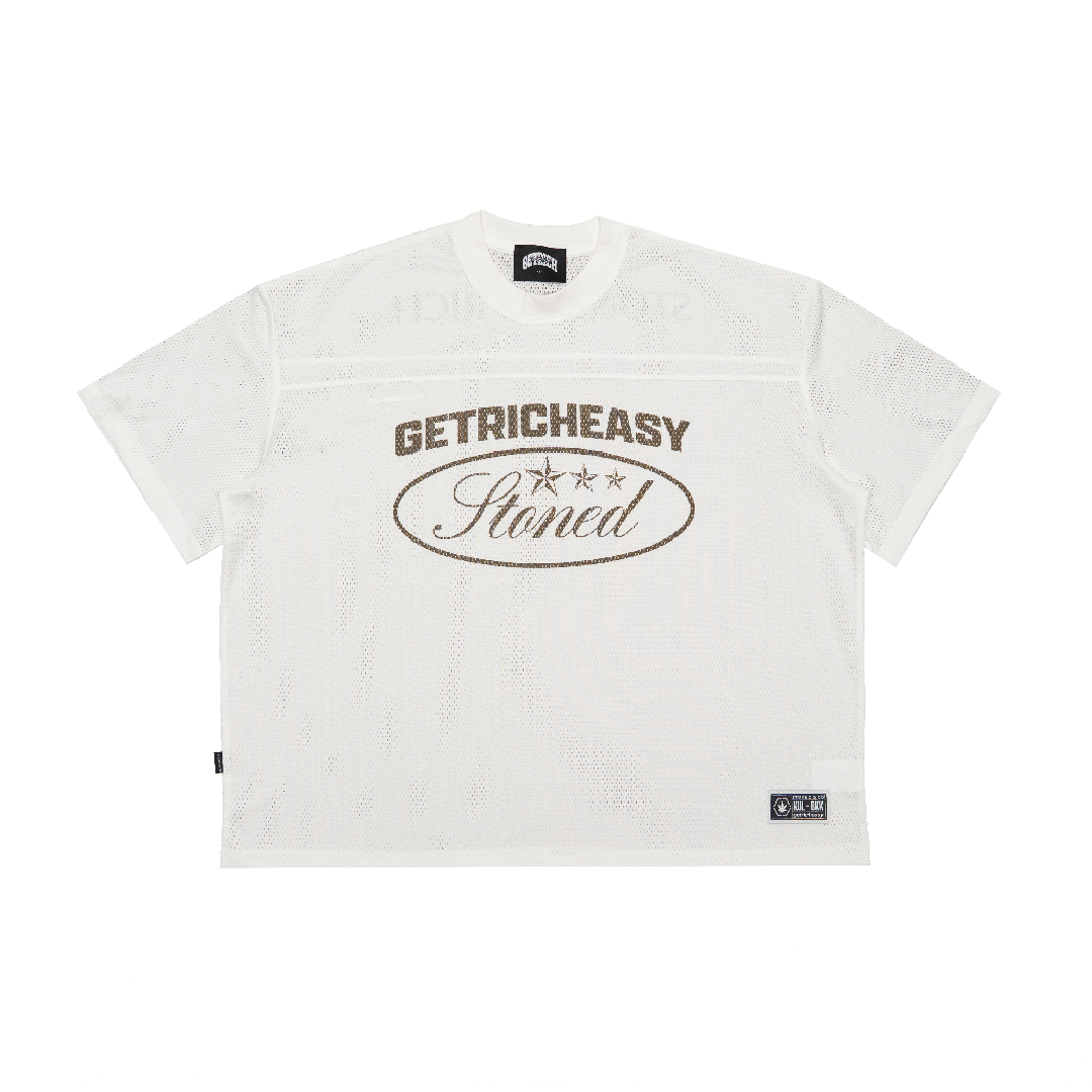 Stoned x GRE : Mesh Jersey White