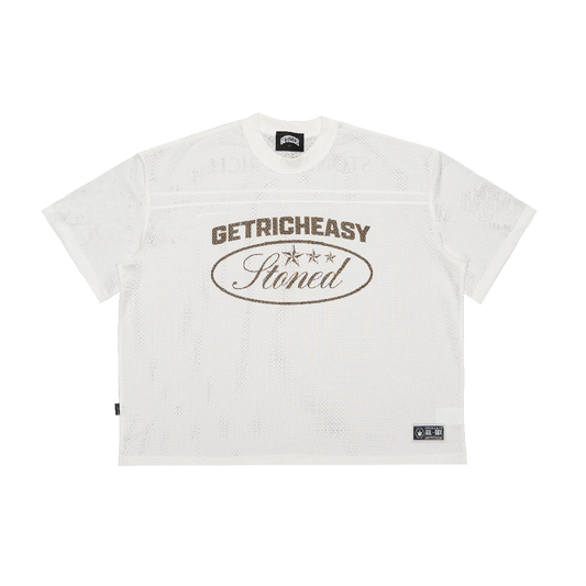 Stoned x GRE : Mesh Jersey White