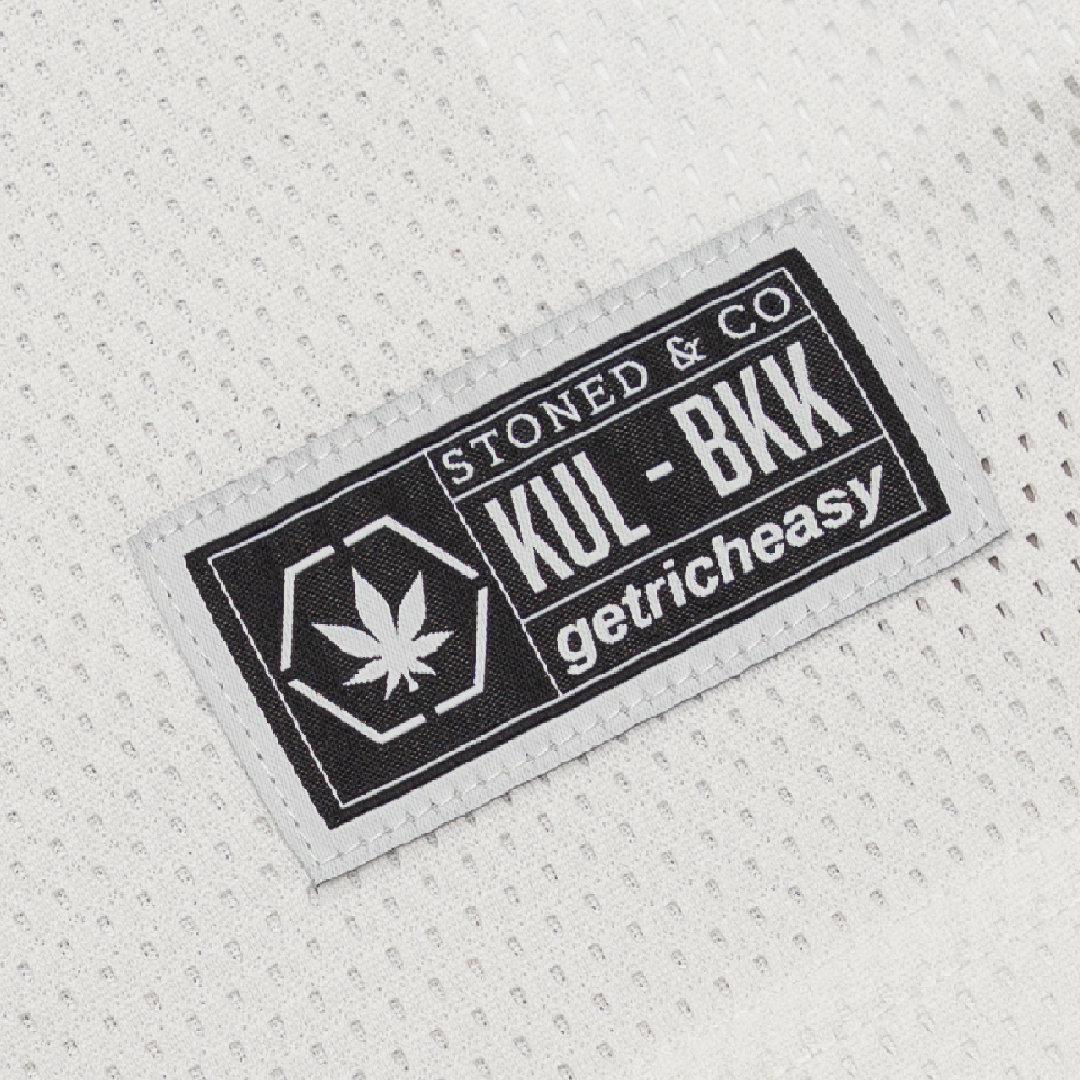 Stoned x GRE : Mesh Jersey White