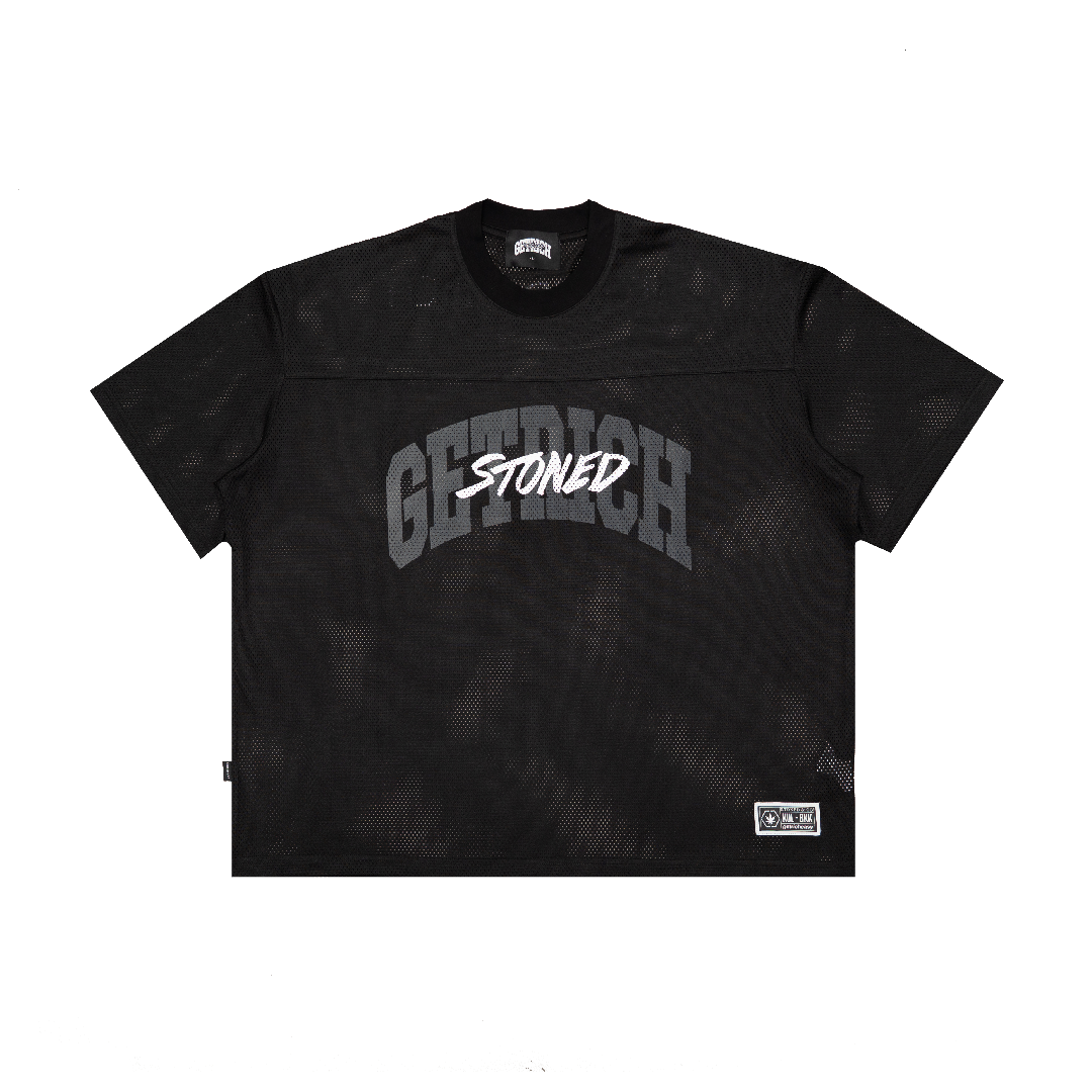 Stoned x GRE : Mesh Jersey Black