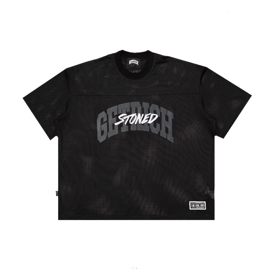 Stoned x GRE : Mesh Jersey Black