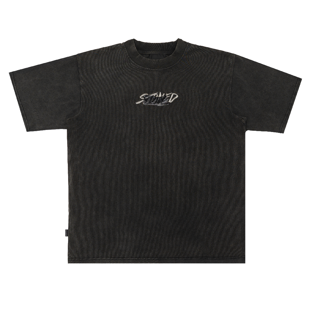 Void : Stamp Genetic Washed Tee Black