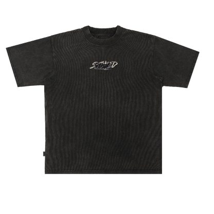 Void : Stamp Genetic Washed Tee Black