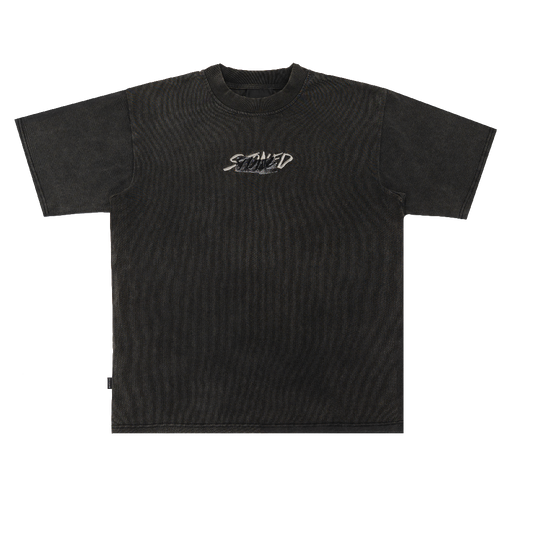 Void : Stamp Genetic Washed Tee Black