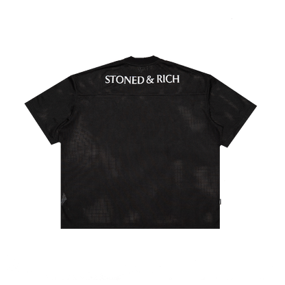 Stoned x GRE : Mesh Jersey Black