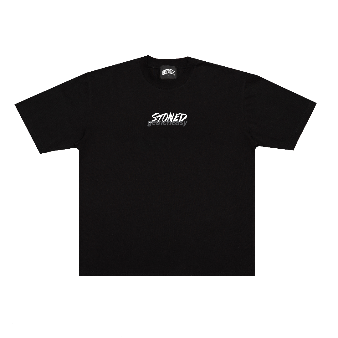 Stoned x GRE : Genetic Original Logo Tee Black