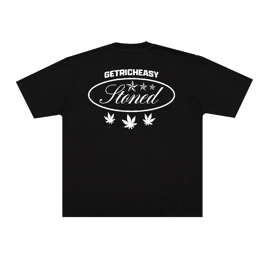 Stoned x GRE : Genetic Original Logo Tee Black