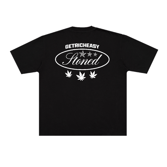 Stoned x GRE : Genetic Original Logo Tee Black