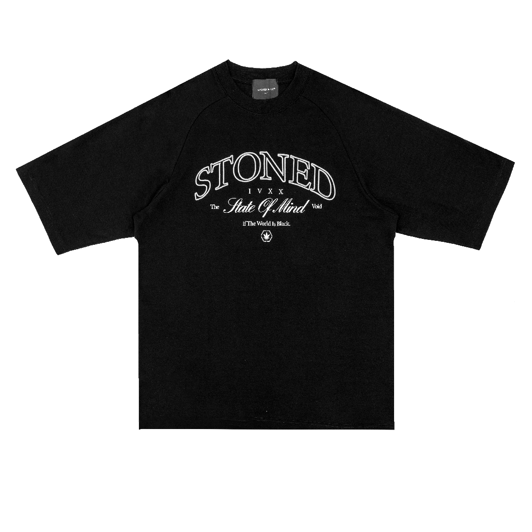 Void : Logo Raglan Tee Black