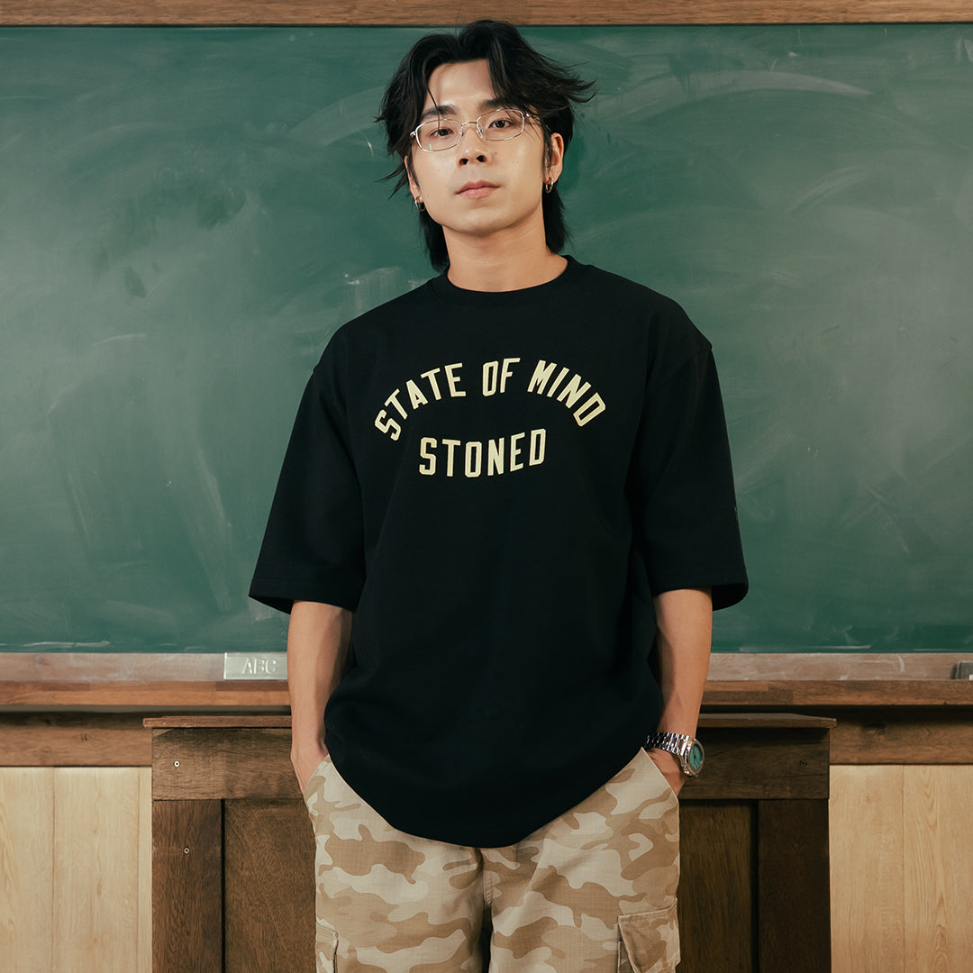 Originals V2 : Black Yellow Tee