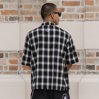เสื้อแขนยาวมุก | Blessed26 : Pearl Flannel White Black