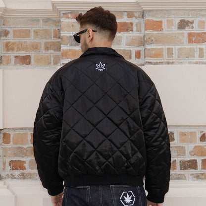 แจ็คเก็ตพัฟ | Blessed26 : Bomber Jacket Black