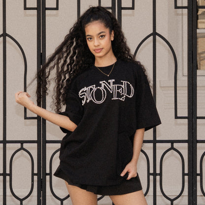 ไข่มุกที่สมบูรณ์ | Blessed26 : Finish Pearl Logo Tee Black