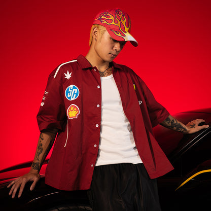 Dark Horse : Motorsport Workshirt Red