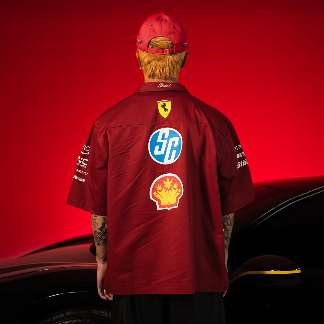 Dark Horse : Motorsport Workshirt Red