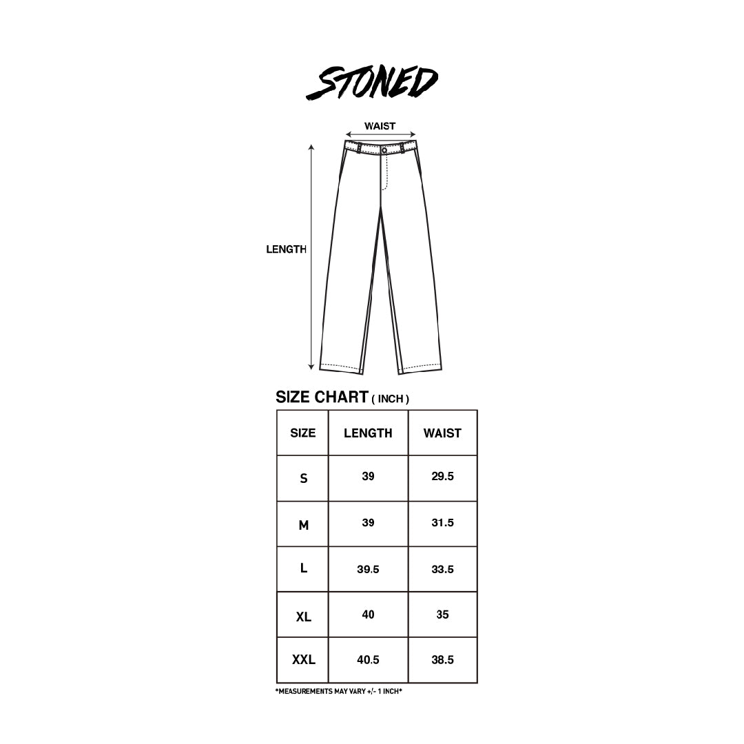 Milestoned : Descendant Denim Pants Black