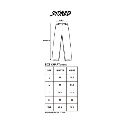 Milestoned : Descendant Denim Pants Black