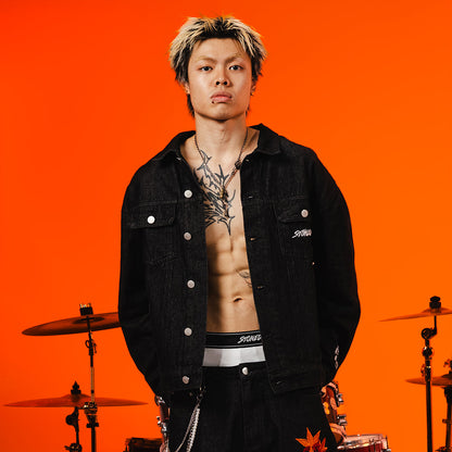 Milestoned : Descendant Denim Jacket Black