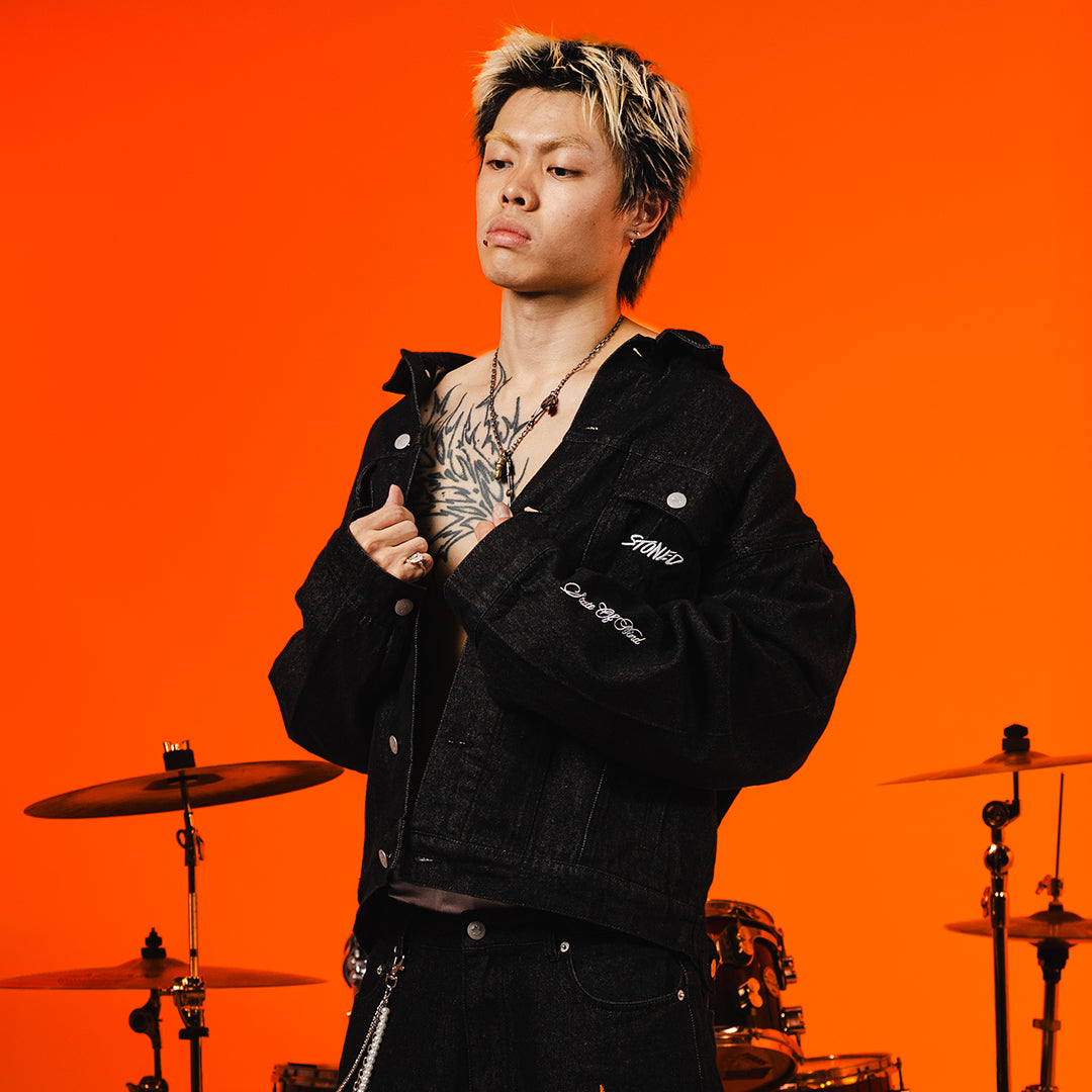 Milestoned : Descendant Denim Jacket Black