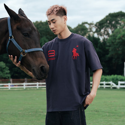 Dark Horse : Polo Tshirt Navy