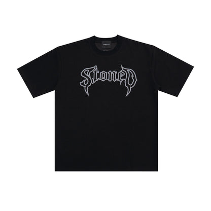 เสื้อยืด Conspiracy ประดับ Rhinestone สีดำ | ATC : Conspiracy Rhinestone Tee Black