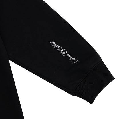 เสื้อสเวตเชิ้ต Half Zipper สีดำ | ATC : Half  Zipper Sweatshirt Black